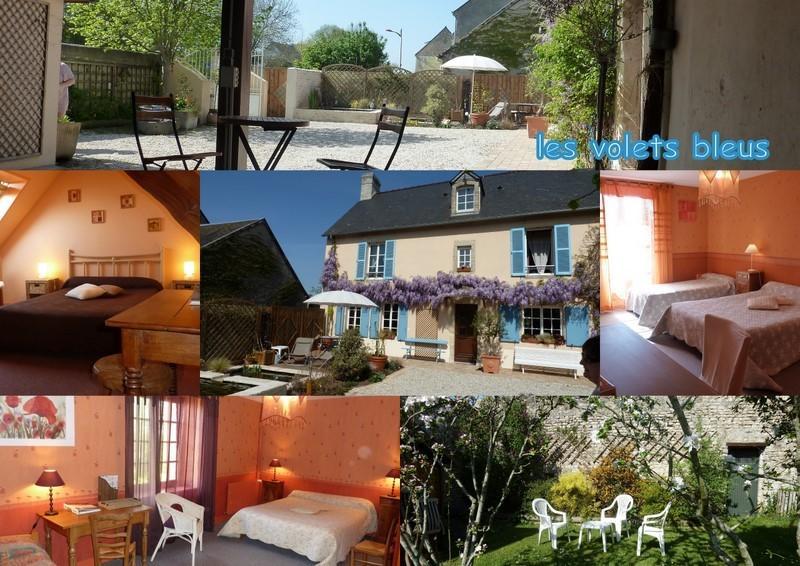 Les Volets Bleus Bed and Breakfast Saint-Martin-des-Entrées Exteriör bild